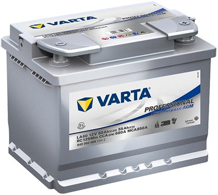VARTA PROFESSIONAL DUAL PURPOSE AGM 60AH 680A R+