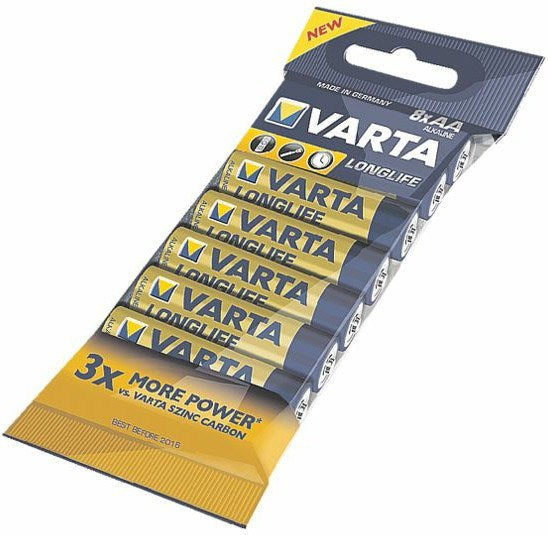 BATTERIES VARTA Longlife AA 8pcs