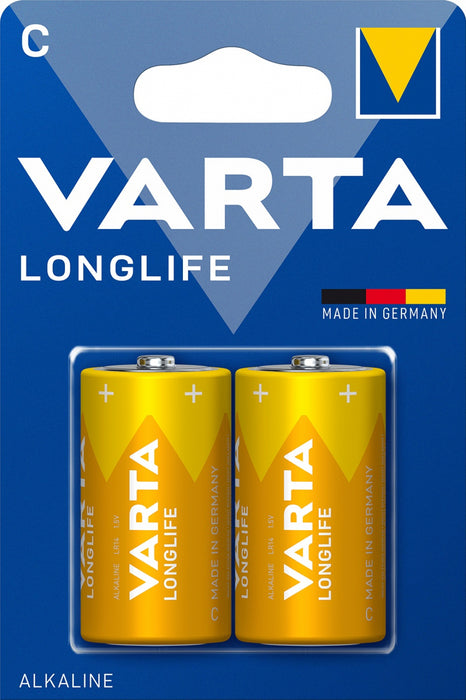 Varta LONGLIFE C BLI 2 batteries