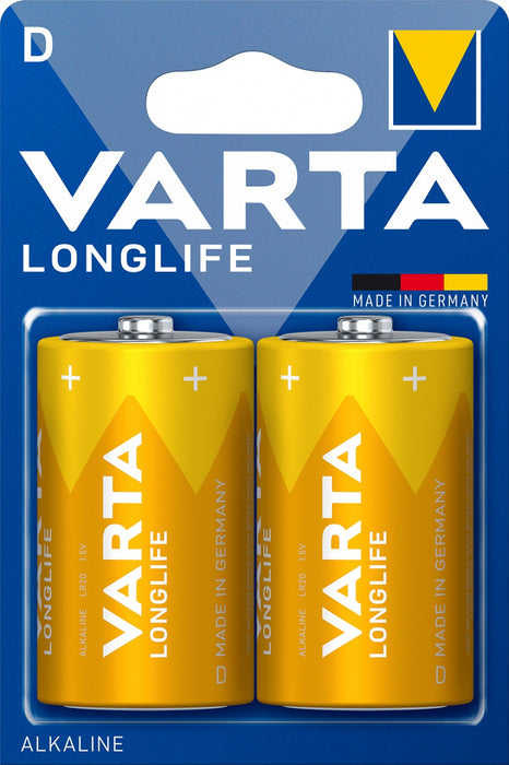 Varta LONGLIFE D BLI 2 batteries