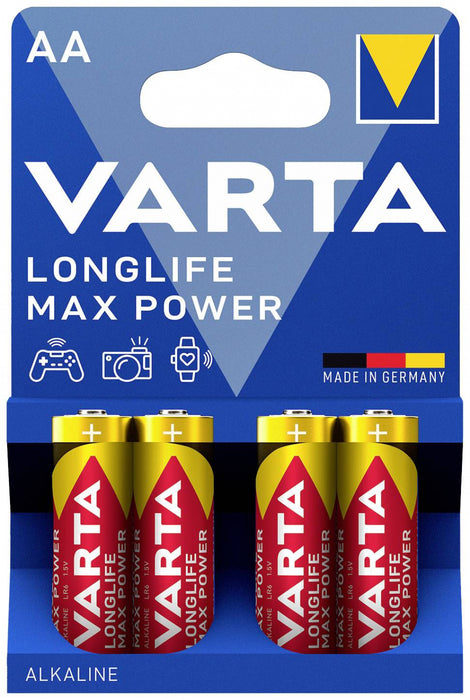 Batteries Varta LONGLIFE MAX POWER AA BLI 4