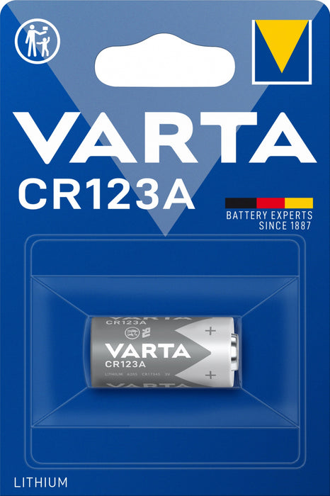 Batteries Varta PROF. LITHIUM CR123A BLI 1