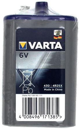 Zinc carbon battery 4R25 /1 pc. in a package/ 6V 7.5Ah VARTA