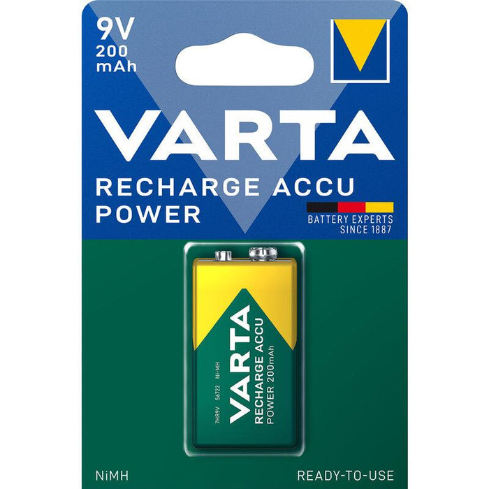 Accumulator Battery VARTA R22, 8.4V, 200mAh, NiMH, 1pc. in packaging