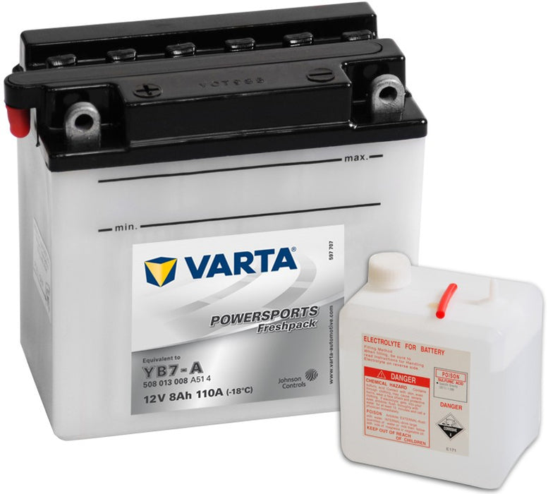 VARTA POWERSPORTS FRESHPACK 8AH 80A 12V L+