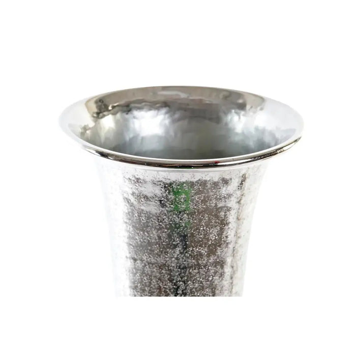 Vase DKD Home Decor 20 x 20 x 51 cm Silver Golden Aluminium Modern (2 Units) - Декорация и Осветление<<<Дом