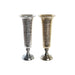 Vase DKD Home Decor 20 x 20 x 51 cm Silver Golden Aluminium Modern (2 Units) - Декорация и Осветление<<<Дом