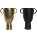 Vase DKD Home Decor 23 x 16 x 29 cm Black Golden Aluminium Modern (2 Units) - Декорация и Осветление<<<Дом