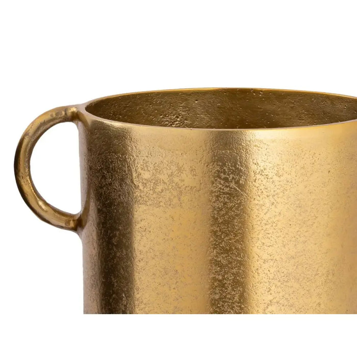 Vase DKD Home Decor 25 x 18 x 41 cm Black Golden Aluminium Modern (2 Units) - Декорация и Осветление<<<Дом