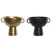Vase DKD Home Decor 34 x 28 x 26 cm Black Golden Aluminium Modern (2 Units) - Декорация и Осветление<<<Дом