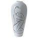 Vase DKD Home Decor Abstract White Resin Modern (34 x 34 x 73.5 cm) - Декорация и Осветление<<<Дом