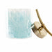 Vase DKD Home Decor Blue Golden Metal Crystal Mediterranean 19 x 15 x 41 cm - Декорация и Осветление<<<Дом