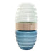 Vase DKD Home Decor Blue Mint Wood Crystal Modern (21 x 21 x 43 cm) - Декорация и Осветление<<<Дом