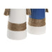 Vase DKD Home Decor Ceramic White Navy Blue (9,5 x 7 x 20 cm) (2 Units) - Декорация и Осветление<<<Дом