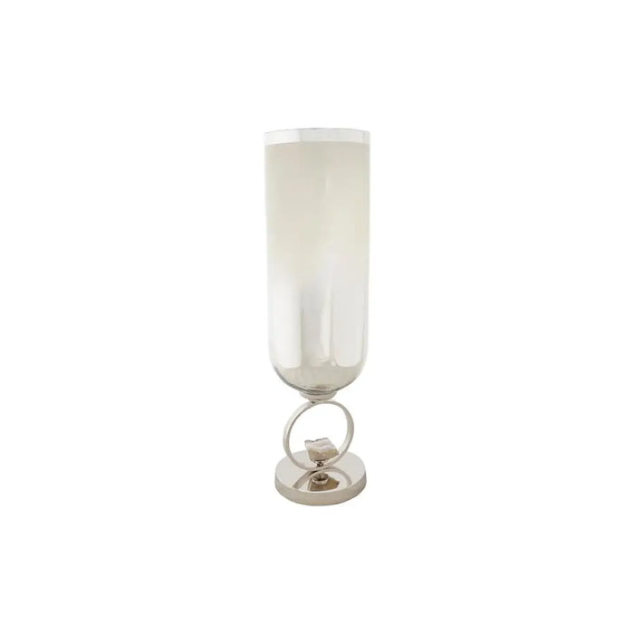 Vase DKD Home Decor Champagne Crystal Aluminium (15 x 15 x 56 cm) - Декорация и Осветление<<<Дом