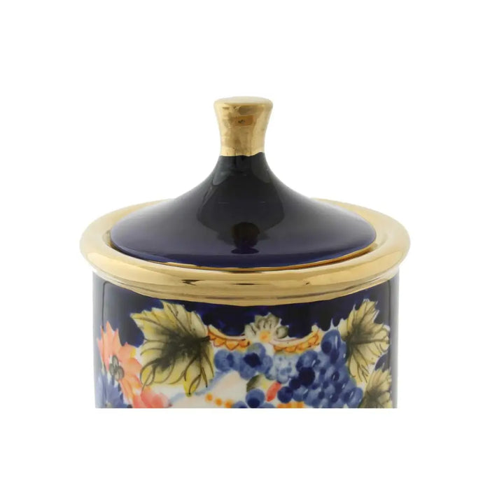 Vase DKD Home Decor Face Porcelain Blue 11 x 11 x 25 cm Multicolour - Декорация и Осветление<<<Дом