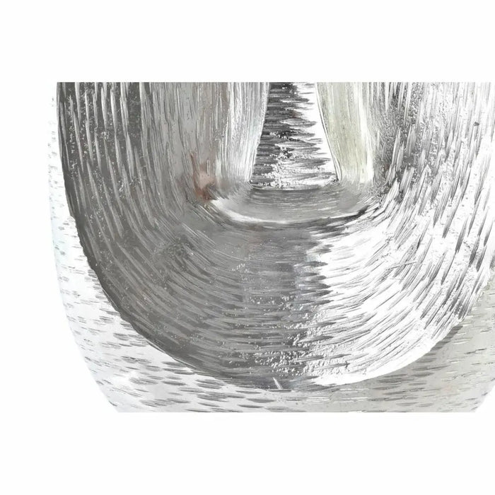 Vase DKD Home Decor Face Silver Aluminium Modern (19 x 19 x 31 cm) - Декорация и Осветление<<<Дом