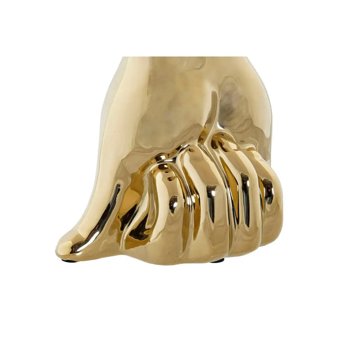 Vase DKD Home Decor Golden Stoneware 17 x 12 x 21 cm (2 Units) - Декорация и Осветление<<<Дом Градина<<<BigBuy&&&Украса