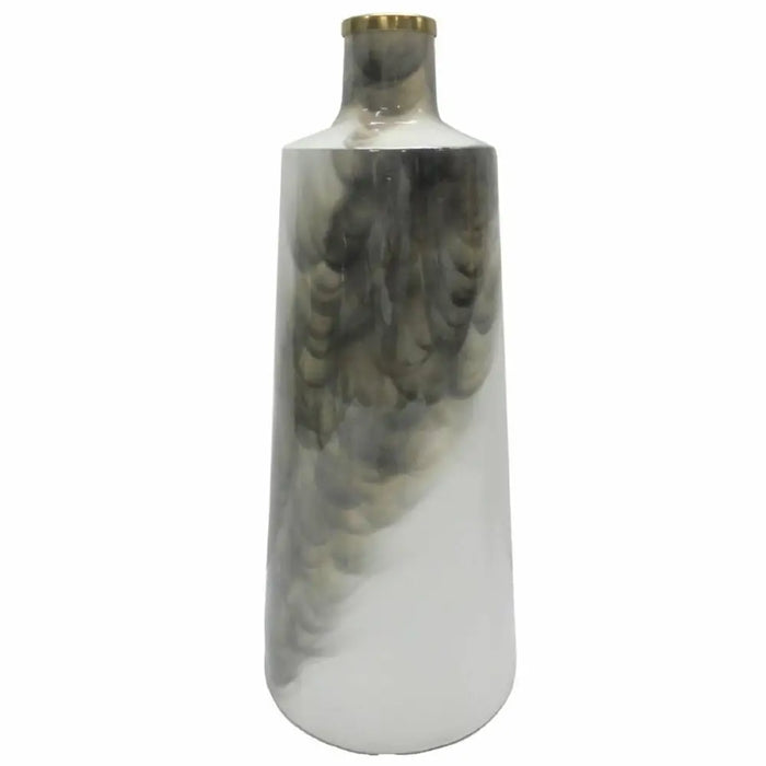 Vase DKD Home Decor Metal Bicoloured Iron Modern (19 x 19 x 46 cm) - Декорация и Осветление<<<Дом
