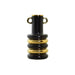 Vase DKD Home Decor Porcelain Black Golden Bicoloured Modern 15 x 15 x 29 cm - Декорация и Осветление<<<Дом