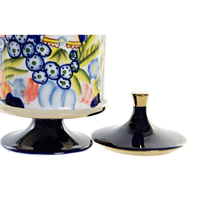 Vase DKD Home Decor Porcelain Black Shabby Chic (15 x 15 x 38 cm) - Декорация и Осветление<<<Дом