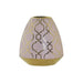 Vase DKD Home Decor Porcelain Pink Golden Oriental Chromed 16 x 16 x 18 cm - Декорация и Осветление<<<Дом