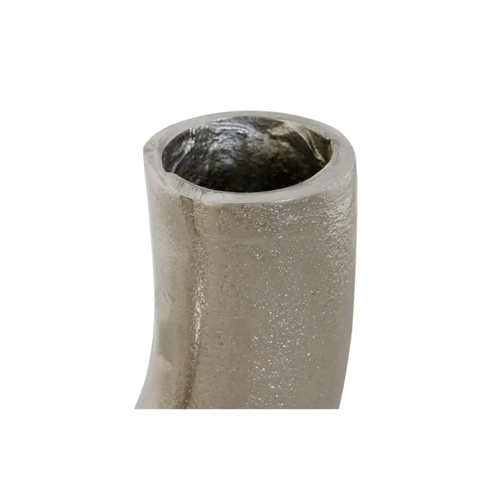 Vase DKD Home Decor Silver Aluminium 19 x 11 x 17 cm - Декорация и Осветление<<<Дом Градина<<<BigBuy&&&Украса за