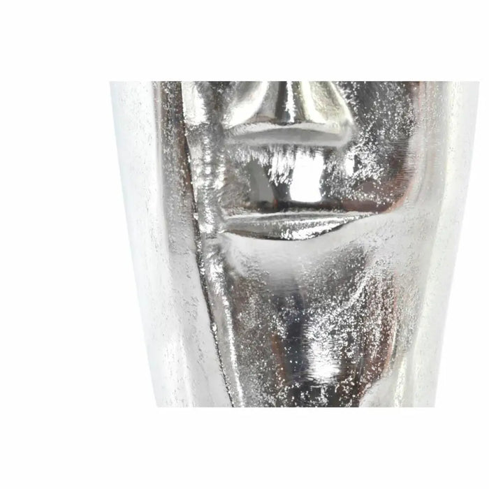 Vase DKD Home Decor Silver Aluminium Modern Face 15 x 13 x 31 cm - Декорация и Осветление<<<Дом