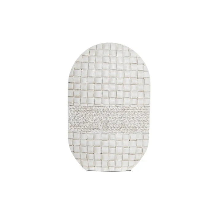 Vase DKD Home Decor White Resin Modern 18 x 6 x 28 cm - Декорация и Осветление<<<Дом Градина<<<BigBuy&&&Украса за
