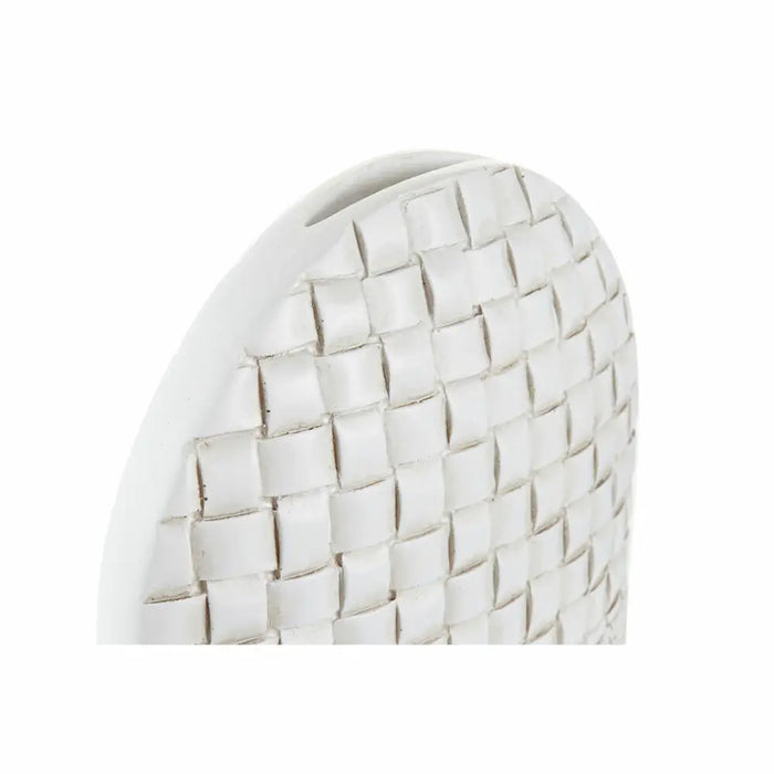 Vase DKD Home Decor White Resin Modern 18 x 6 x 28 cm - Декорация и Осветление<<<Дом Градина<<<BigBuy&&&Украса за