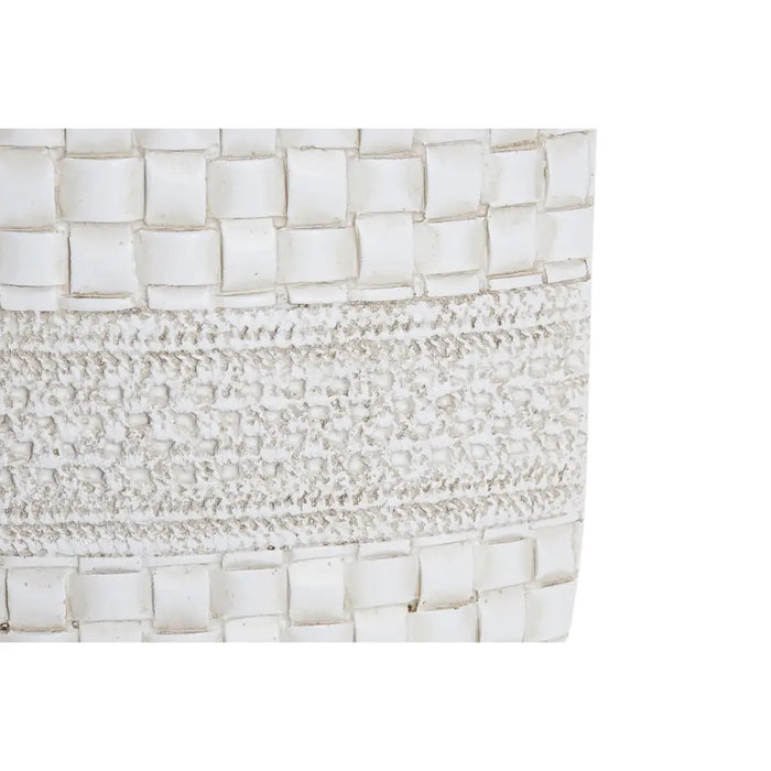 Vase DKD Home Decor White Resin Modern 18 x 6 x 28 cm - Декорация и Осветление<<<Дом Градина<<<BigBuy&&&Украса за