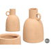 Vase Gift Decor Brown Ceramic 16,8 x 25,5 x 16,8 cm - Декорация и Осветление<<<Дом Градина<<<BigBuy&&&Украса за средата