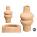 Vase Gift Decor Brown Ceramic 18 x 34,5 x 18 cm - Декорация и Осветление<<<Дом Градина<<<BigBuy&&&Украса за средата на