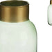 Vase Gift Decor Green Golden Glass Smooth 11,5 x 24 x 11,5 cm - Декорация и Осветление<<<Дом Градина<<<BigBuy&&&Украса