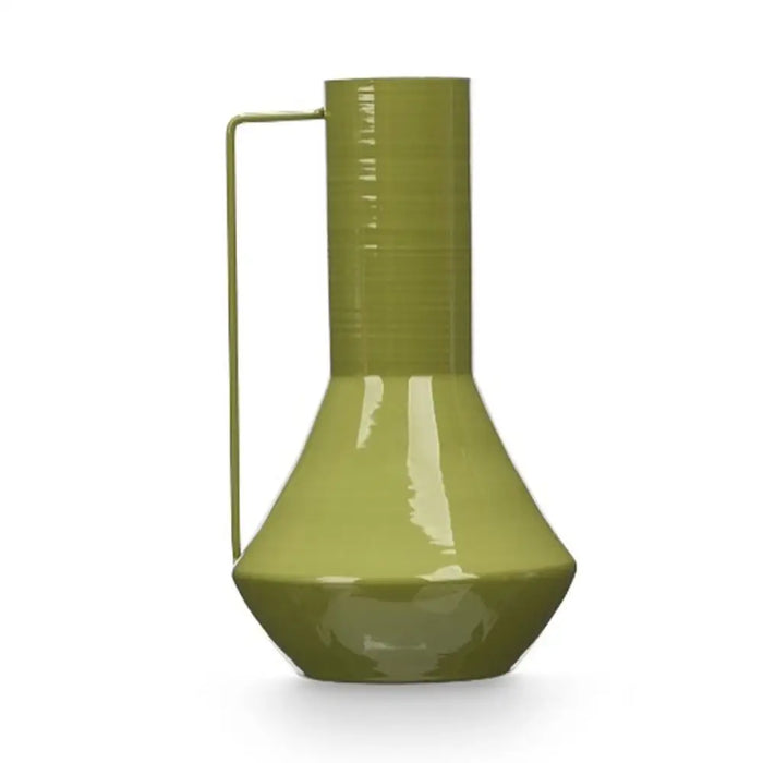 Vase Gift Decor Green Iron Conical 17 x 29 x 7 cm (6 Units) - Декорация и Осветление<<<Дом Градина<<<BigBuy&&&Украса за