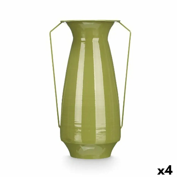 Vase Gift Decor Green Iron Conical 25,5 x 41,5 x 18,5 cm (4 Units) - Декорация и Осветление<<<Дом