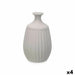 Vase Gift Decor Grey Ceramic Stripes 19 x 31 x 19 cm (4 Units) - Декорация и Осветление<<<Дом Градина<<<BigBuy&&&Украса