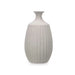 Vase Gift Decor Grey Ceramic Stripes 21 x 39 x 21 cm (2 Units) - Декорация и Осветление<<<Дом Градина<<<BigBuy&&&Украса