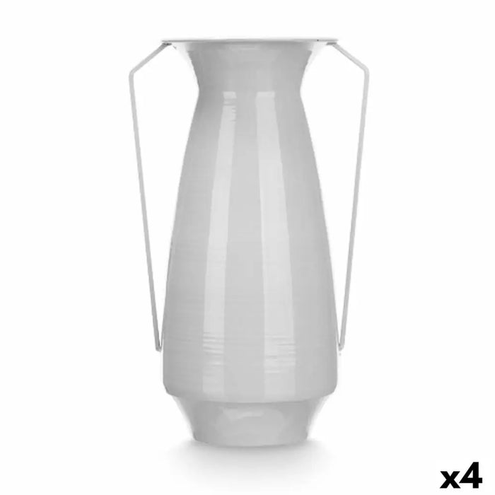 Vase Gift Decor Grey Iron Conical 25,5 x 41,5 x 18,5 cm (4 Units) - Декорация и Осветление<<<Дом