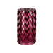 Vase Gift Decor Pink Crystal Ear (of wheat) Engraving 11,3 x 19,5 x 11,3 cm (6 Units) - Декорация и Осветление<<<Дом