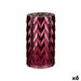 Vase Gift Decor Pink Crystal Ear (of wheat) Engraving 11,3 x 19,5 x 11,3 cm (6 Units) - Декорация и Осветление<<<Дом