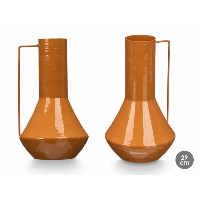 Vase Gift Decor Tile Iron Conical 17 x 29 x 7 cm (6 Units) - Декорация и Осветление<<<Дом Градина<<<BigBuy&&&Украса за