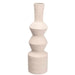 Vase Gift Decor White Ceramic Geometric 15 x 60 x 15 cm - Декорация и Осветление<<<Дом Градина<<<BigBuy&&&Украса за