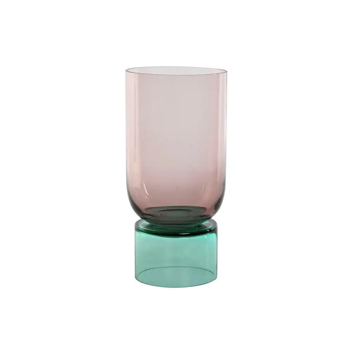 Vase Home ESPRIT Bicoloured Crystal 15 x 15 x 32 cm - Декорация и Осветление<<<Дом Градина<<<BigBuy&&&Украса за средата
