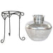 Vase Home ESPRIT Black Silver Aluminium 45 x 45 x 95 cm - Декорация и Осветление<<<Дом Градина<<<BigBuy&&&Украса за