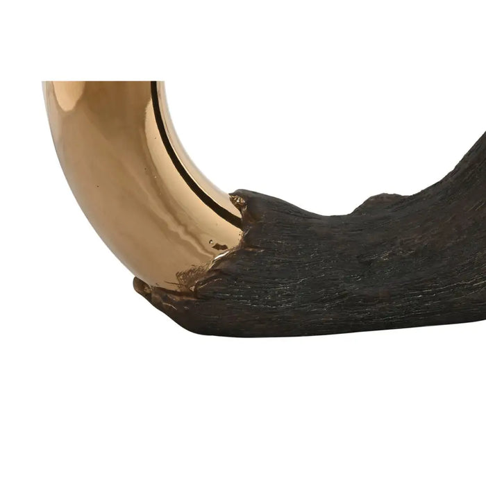 Vase Home ESPRIT Brown Golden Stoneware Modern 29 x 9 x 33 cm - Декорация и Осветление<<<Дом Градина<<<BigBuy&&&Украса