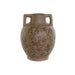 Vase Home ESPRIT Brown Green Stoneware Leaf of a plant 17 x 17 x 22 cm - Декорация и Осветление<<<Дом