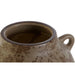 Vase Home ESPRIT Brown Green Stoneware Leaf of a plant 21 x 20 x 16 cm - Декорация и Осветление<<<Дом
