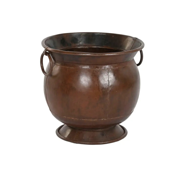 Vase Home ESPRIT Brown Iron 46 x 46 x 44 cm - Декорация и Осветление<<<Дом Градина<<<BigBuy&&&Украса за средата на