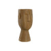 Vase Home ESPRIT Brown Resin Face 15 x 15 x 31 cm - Декорация и Осветление<<<Дом Градина<<<BigBuy&&&Украса за средата